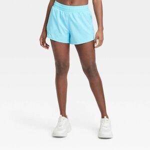 All in Motion Blue Athletic Shorts Lightweight Moisture-Wicking